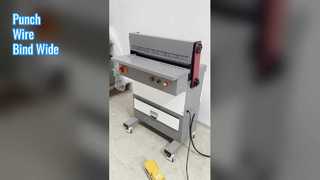 CK-620G zware papierpons- en draadsluitmachine