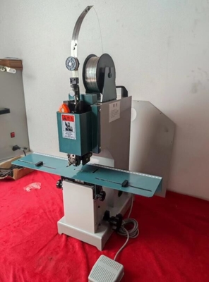 Single Head Book Wire Stitcher Manual Saddle Stitching Stapler Machine