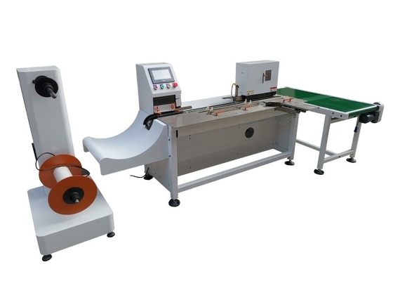 WNB-420 Semi Automatic Twin Ring Wire Binding Machine No Need Change Mould Can Bind Inner Sheet Smaller Than Hardcover