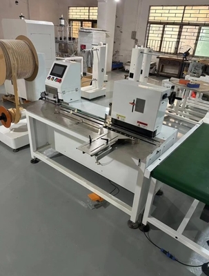 Twin Ring Spiral Wire O Spool Roll Cutting And Binding Machine Equipment For Large Notebook