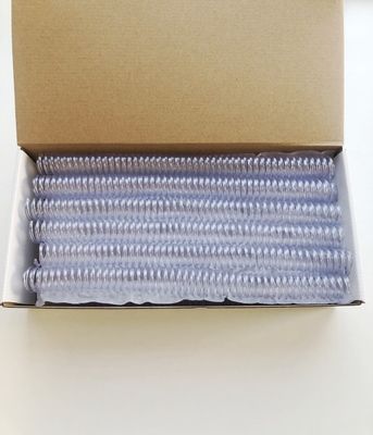 Black  White 3/8" 6mm 8mm 10mm Plastic Coil Binding