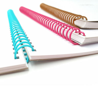Single Coil PVC Plastic Spiral Binding Ring 1-1/8'' For Office Documents
