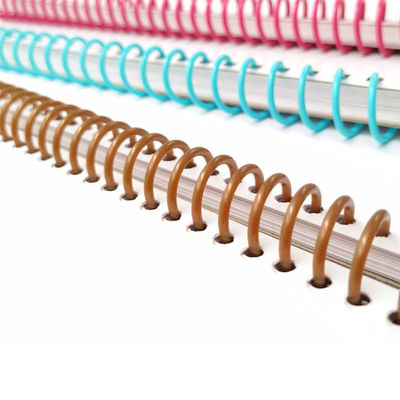 Single Coil PVC Plastic Spiral Binding Ring 1-1/8'' For Office Documents
