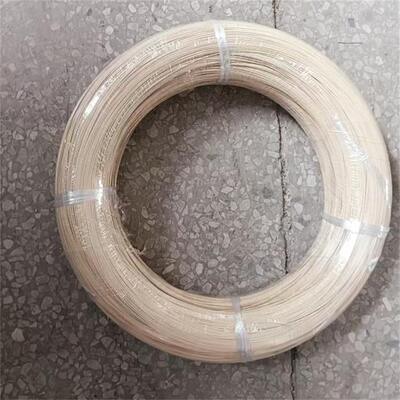 0.8 mm 0,9 mm Beige PET Nylon bedekte draad BH draad gegalvaniseerde draad Nylon bedekte staal BH draad