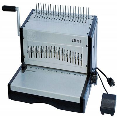 De elektrische Plastic Bindende Machine ES8708 van het Kamponsen voor Notitieboekje